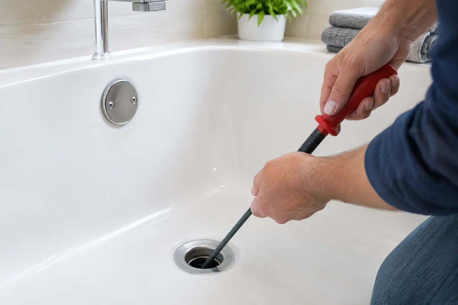 How to Clear a Bathtub Drain in Prescott