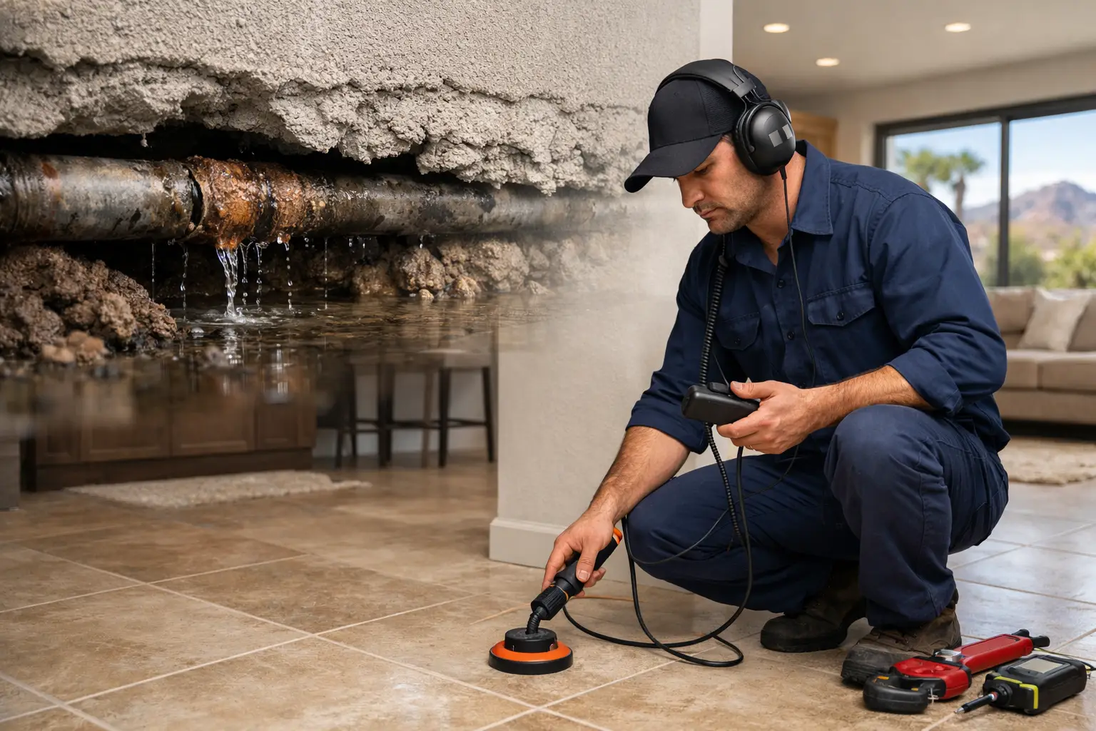 Slab Leak Detection Services for Arizona Homes