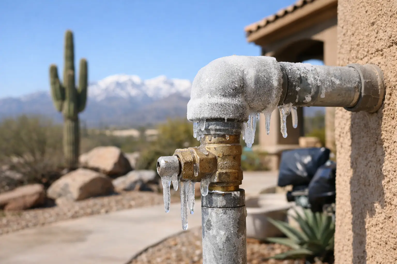 Frozen Pipes Prevention Tips for Arizona Homes